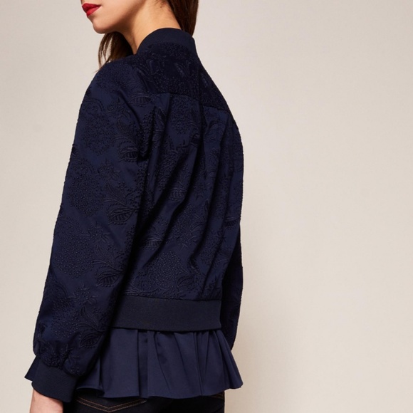 🍒NWT🍒 TED BAKER WILLOWH BOMBER JACKET - Picture 7 of 10